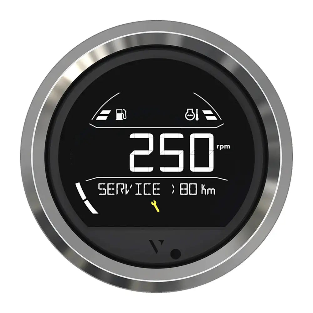 Veratron VL Digital 85 w/Triangular Chrome Bezel [B00205803] - Gauges