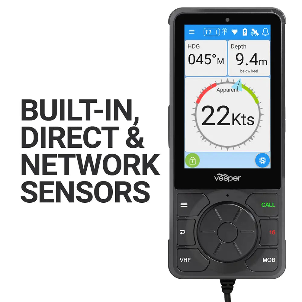 Vesper Cortex H1 Tethered Handset w/Non-Powered Cradle [010-02816-00] - Accessories