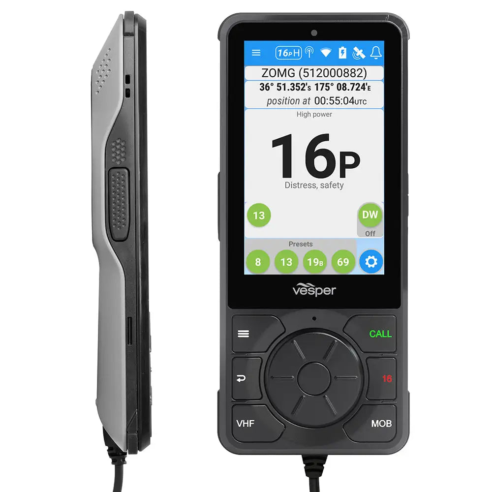 Vesper Cortex H1 Tethered Handset w/Non-Powered Cradle [010-02816-00] - Accessories