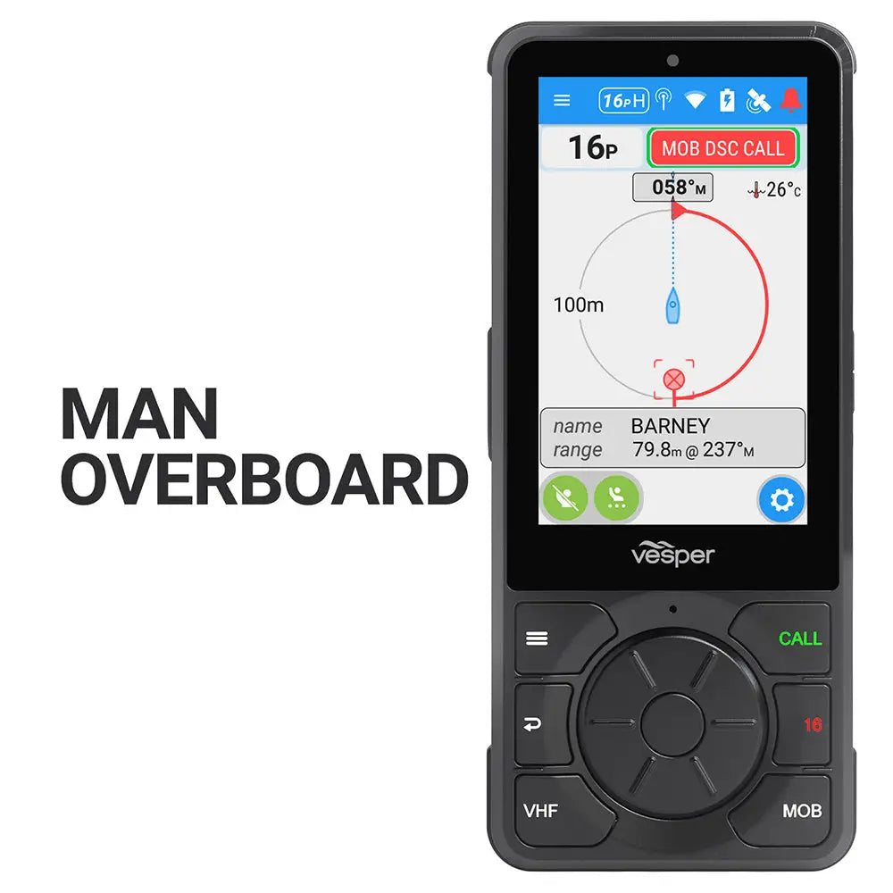 Vesper Cortex H1P Portable/Wireless/Rechargeable Handset w/Charging Cradle [010-02816-10] - Accessories