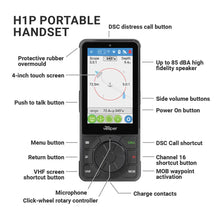 Vesper Cortex H1P Portable/Wireless/Rechargeable Handset w/Charging Cradle [010-02816-10] - Accessories