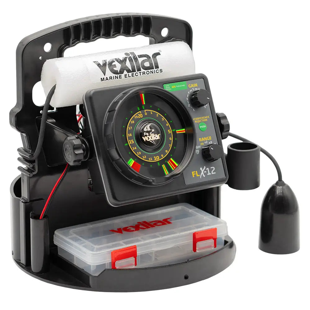 Vexilar FLX-12 Pro Pack II Fishing System w/12 Degree Ice Ducer [PPX1212] - Ice Flashers