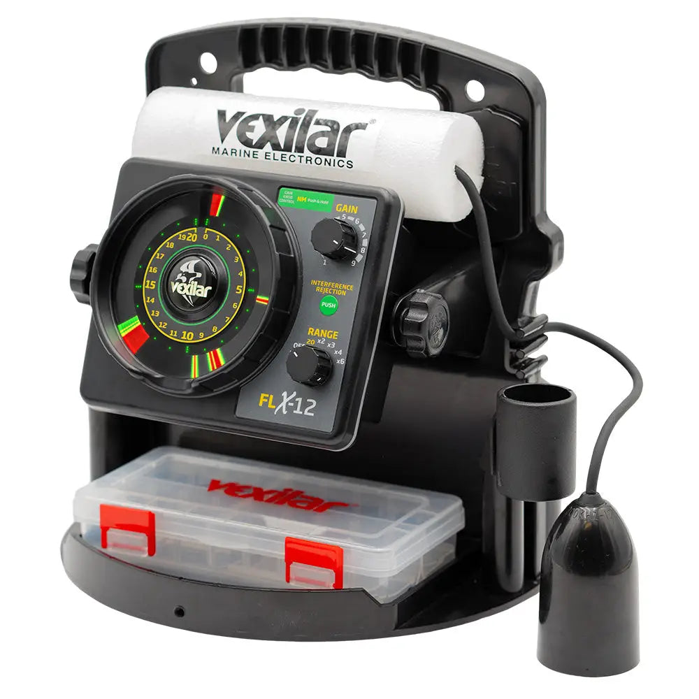 Vexilar FLX-12 Pro Pack II Fishing System w/12 Degree Ice Ducer [PPX1212] - Ice Flashers
