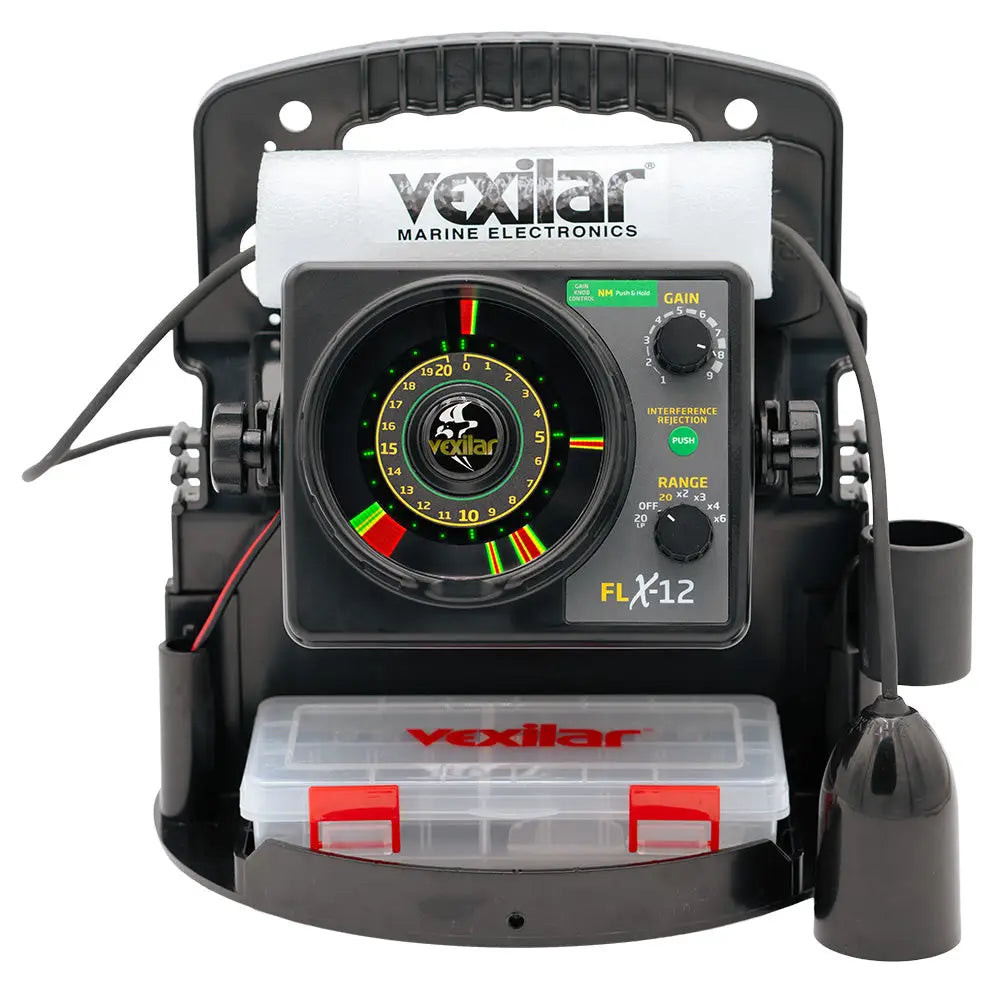 Vexilar FLX-12 Pro Pack II Fishing System w/12 Degree Ice Ducer [PPX1212] - Ice Flashers