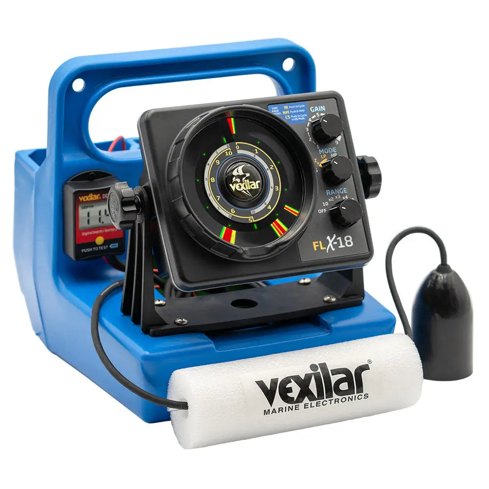 Vexilar FLX-18 Genz Pack w/12 Degree Ice-Ducer DD-100 [GPX1812] - Ice Flashers