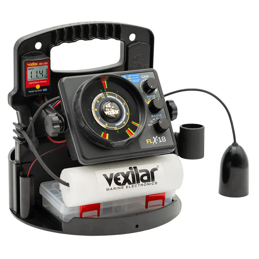 Vexilar FLX-18 Pro Pack II Fishing System w/12 Degree Ice-Ducer DD-100 [PPX1812] - Ice Flashers