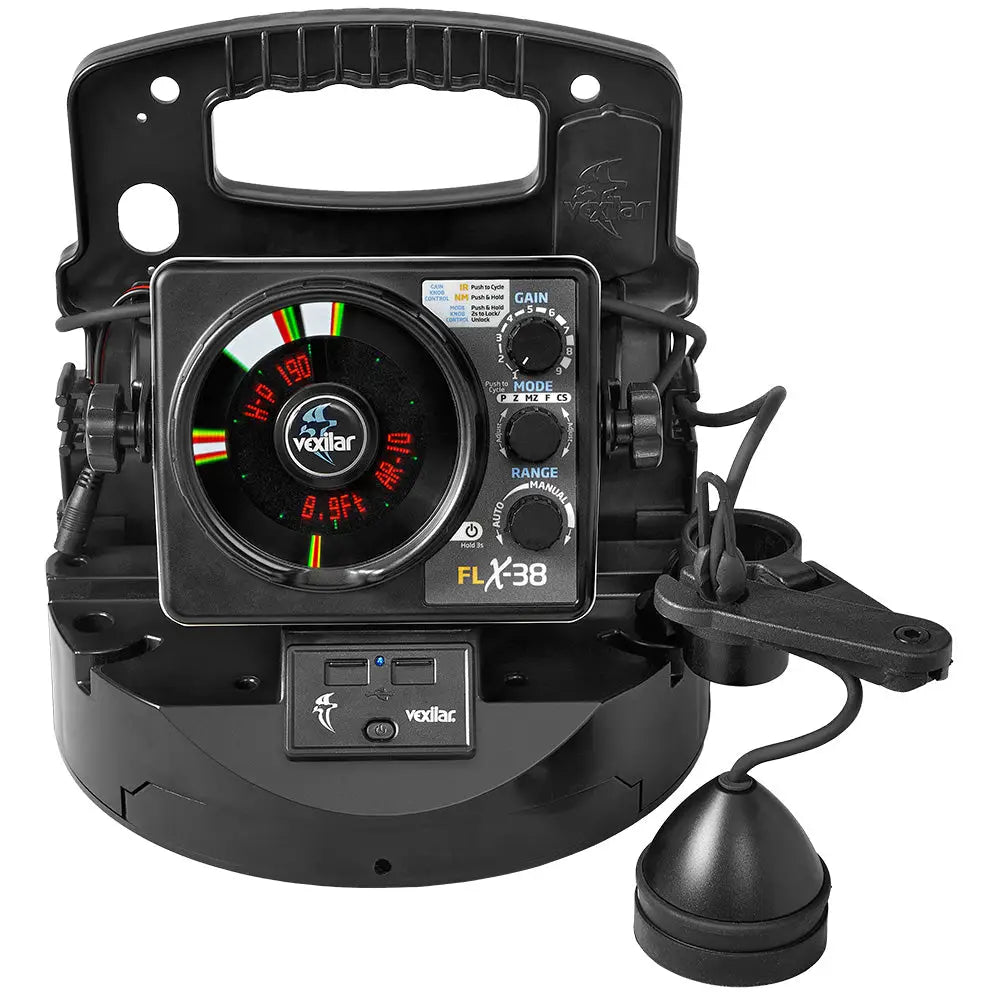 Vexilar FLX-38 BB Pro Pack Elite w/Broad Band Ice Ducer Vexilar Lithium Battery [PPEL38BB] - Ice Flashers