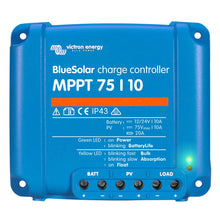 Victron BlueSolar MPPT Charge Controller - 75V - 10AMP - UL Approved [SCC010010050R] - Battery Chargers