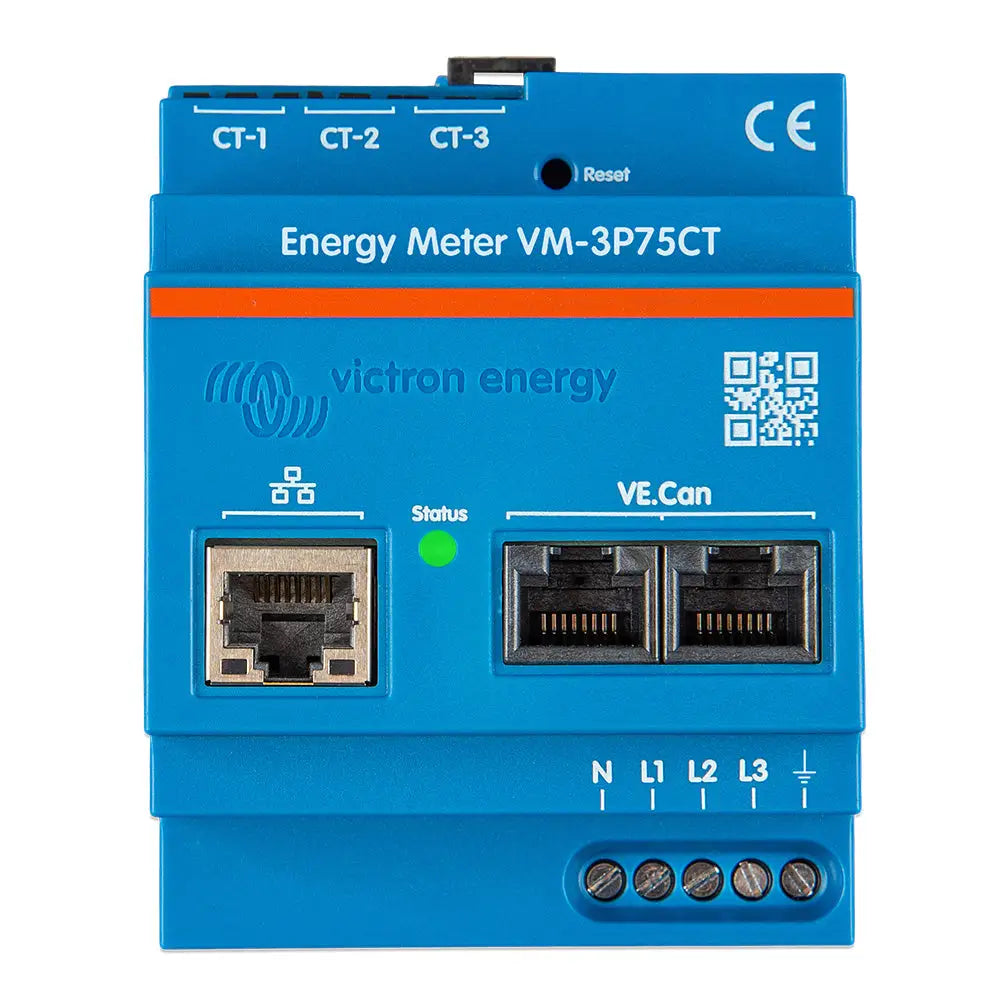 Victron Energy Meter VM-3P75CT Single + 3-Phase [REL200300100] - Meters & Monitoring