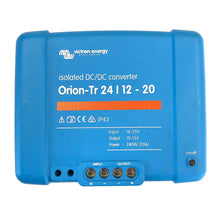 Victron Orion-TR DC-DC Converter - 24 VDC to 12 VDC - 20AMP Isolated [ORI241224110] - DC to DC Converters