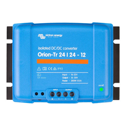 Victron Orion-TR DC-DC Converter - 24 VDC to 24 VDC - 280W - 12AMP Isolated [ORI242428110] - DC to DC Converters