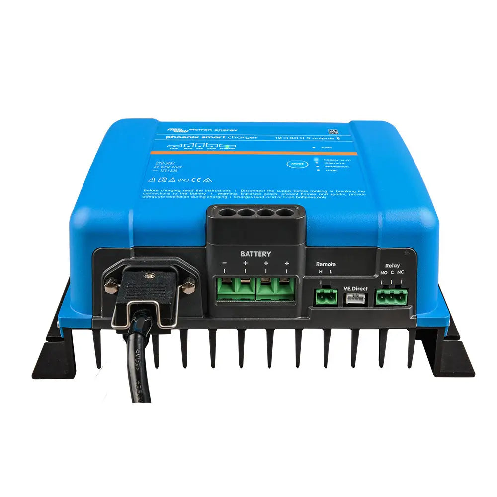 Victron Phoenix Smart IP43 Charger 12/30 (3) 120-240VAC Requires 5-15P Mains Cord [PSC123053095] - Battery Chargers