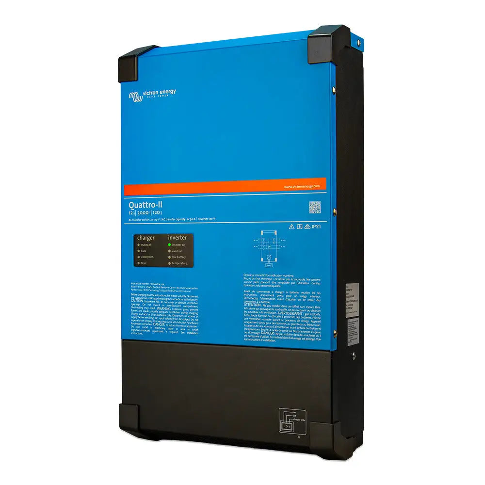 Victron Quattro-II - 24/3000 - 70-50/50 - 2X 120V [QUA242305130] - Charger/Inverter Combos