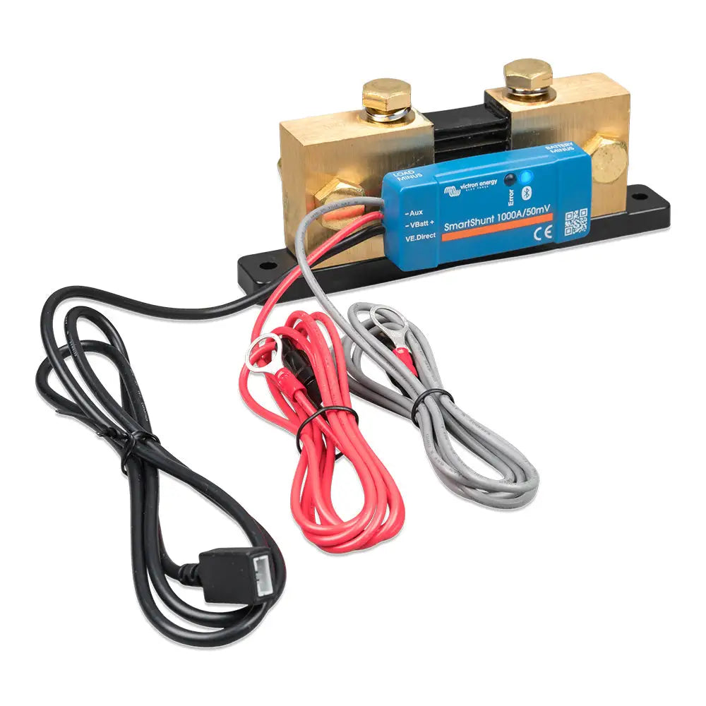 Victron SmartShunt 1000A/50MV IP65 Bluetooth Battery Monitor [SHU065210050] - Meters & Monitoring