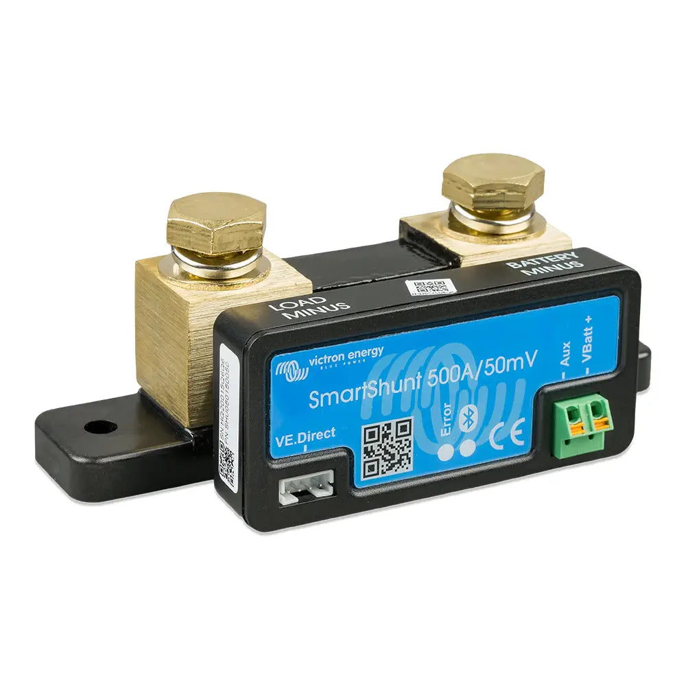 Victron SmartShunt 500AMP/50MV Bluetooth Smart Battery Shunt [SHU050150050] - Meters & Monitoring