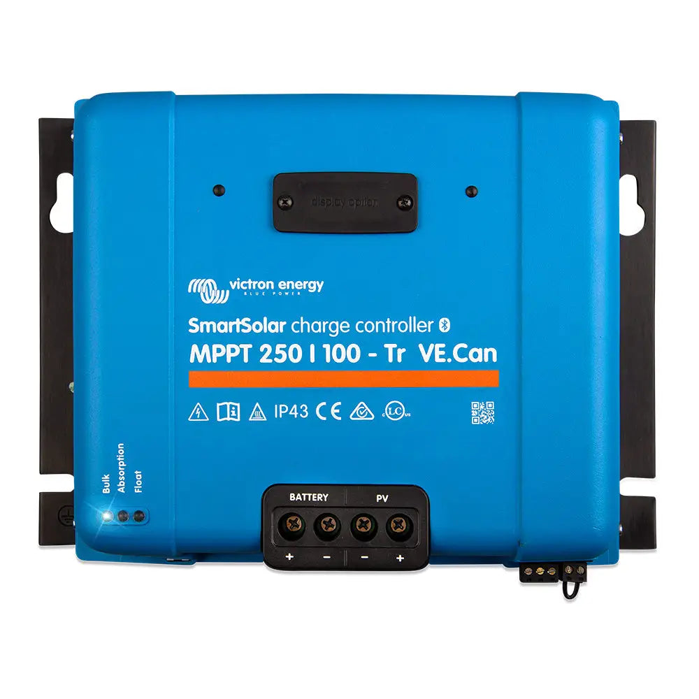 Victron SmartSolar MPPT Solar Charge Controller - 250V - 100Am- VE.CAN Port - UL Approved [SCC125110412] - Battery