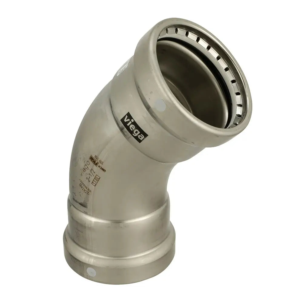 Viega MegaPress 316 FKM 2-1/2’’ 45 Degree Elbow [98510] - Fittings