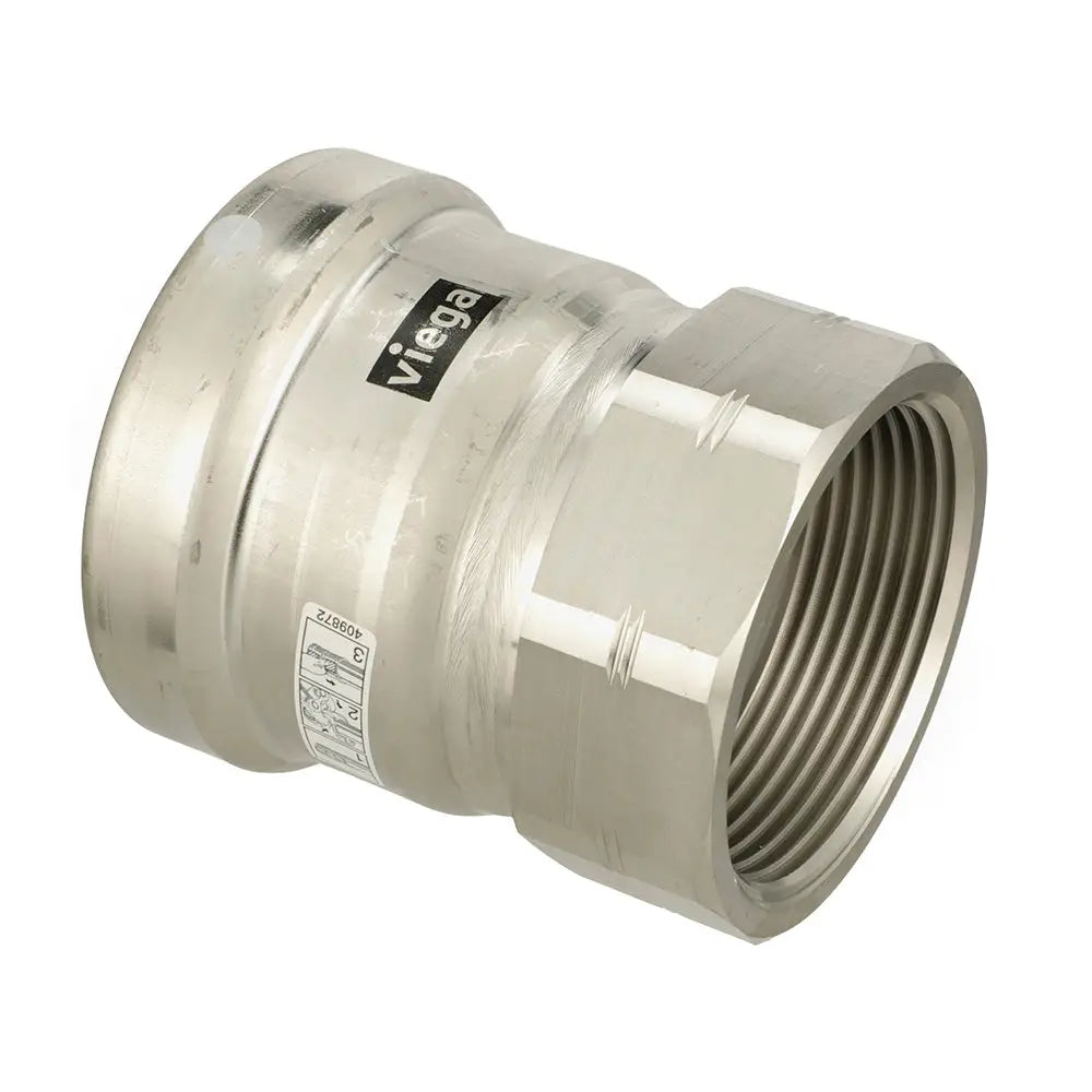Viega MegaPress 316 FKM FPT Adapter - 4’’ x 4’’ (FPT) [98325] - Fittings