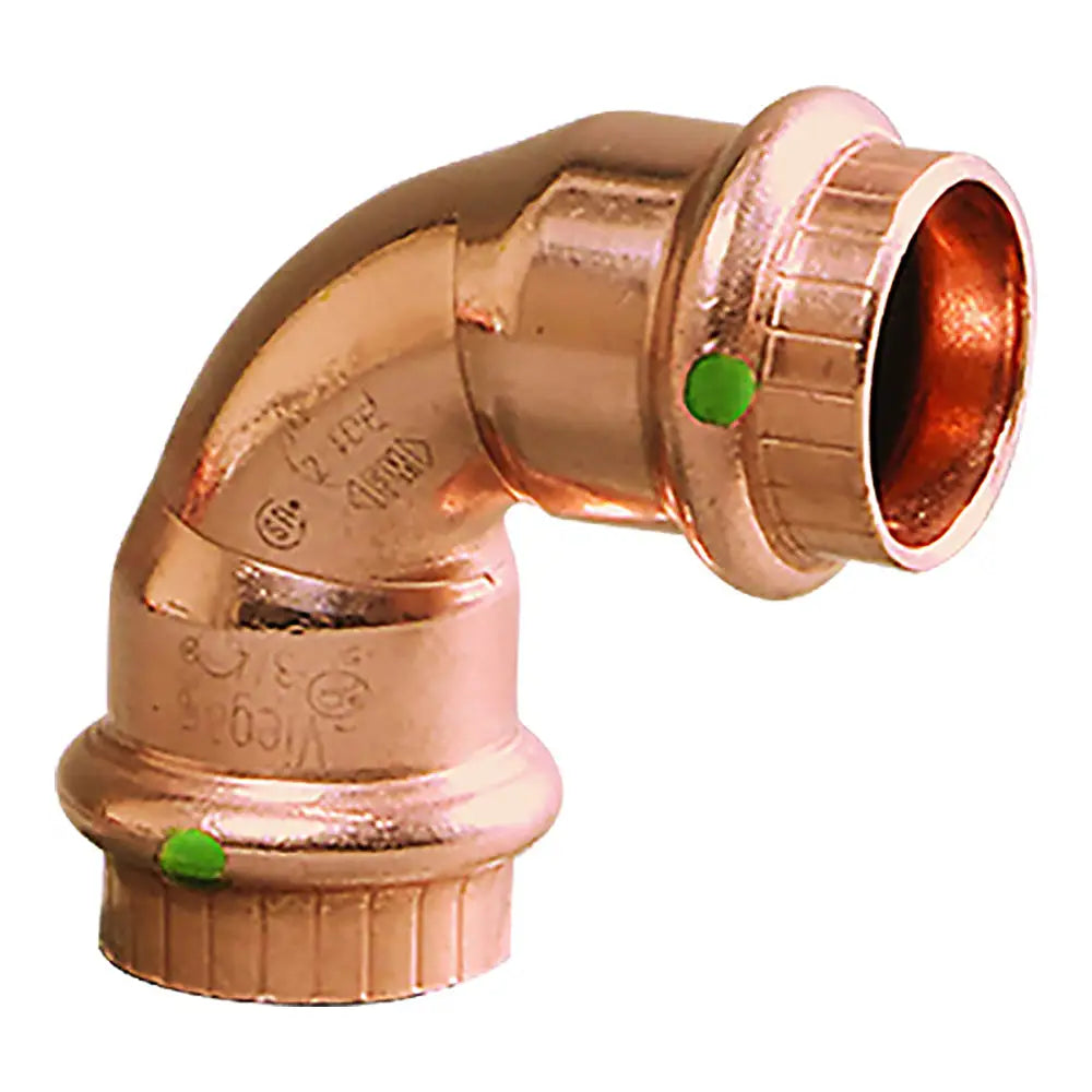 Viega ProPress 1/2’’ - 90 Copper Elbow - Double Press Connection - Smart Connect Technology [77317] - Fittings