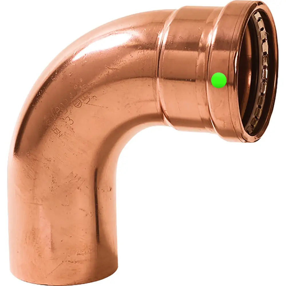 Viega ProPress 2-1/2’’ - 90 Copper Elbow - Street/Press Connection - Smart Connect Technology [20638] - Fittings