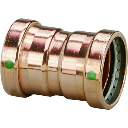 Viega ProPress 2-1/2’’ Copper Coupling w/Stop Double Press Connection - Smart Connect Technology [20728] - Fittings