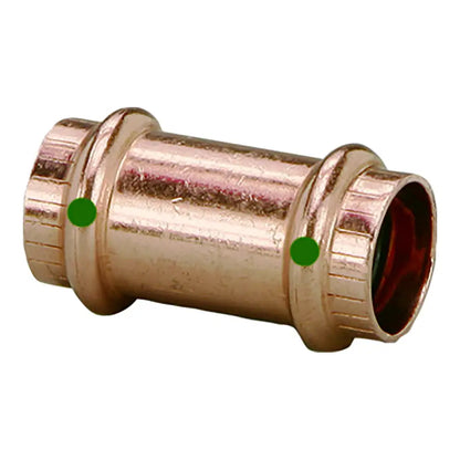 Viega ProPress 2’’ Copper Coupling w/o Stop - Double Press Connection - Smart Connect Technology [78197] - Fittings