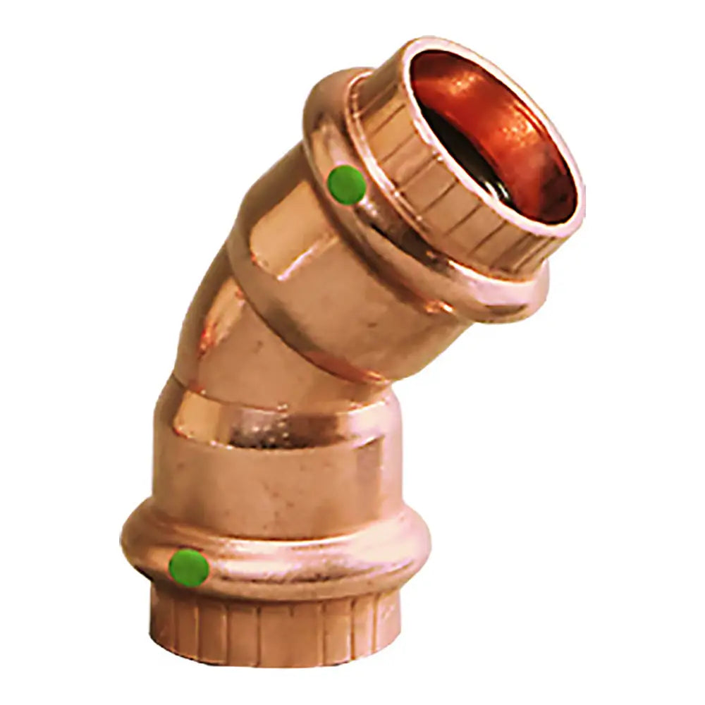 Viega ProPress 3/4’’ - 45 Copper Elbow - Double Press Connection - Smart Connect Technology [77023] - Fittings