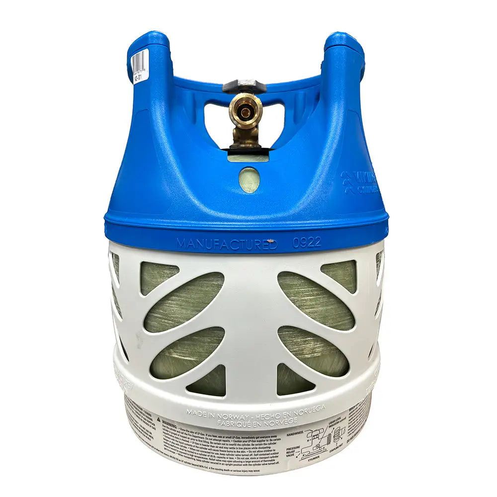 Viking Cylinders 11lb Vertical Fiberglass Composite LPG Cylinder w/Type 1 Valve - OPD DOT TC Approved [1420-0011]