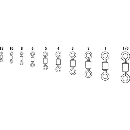VMC SSRS Stainless Steel Rolling Swivel #6VP - 100lb Test *50-Pack [SSRS#6VP] - Fishing Accessories