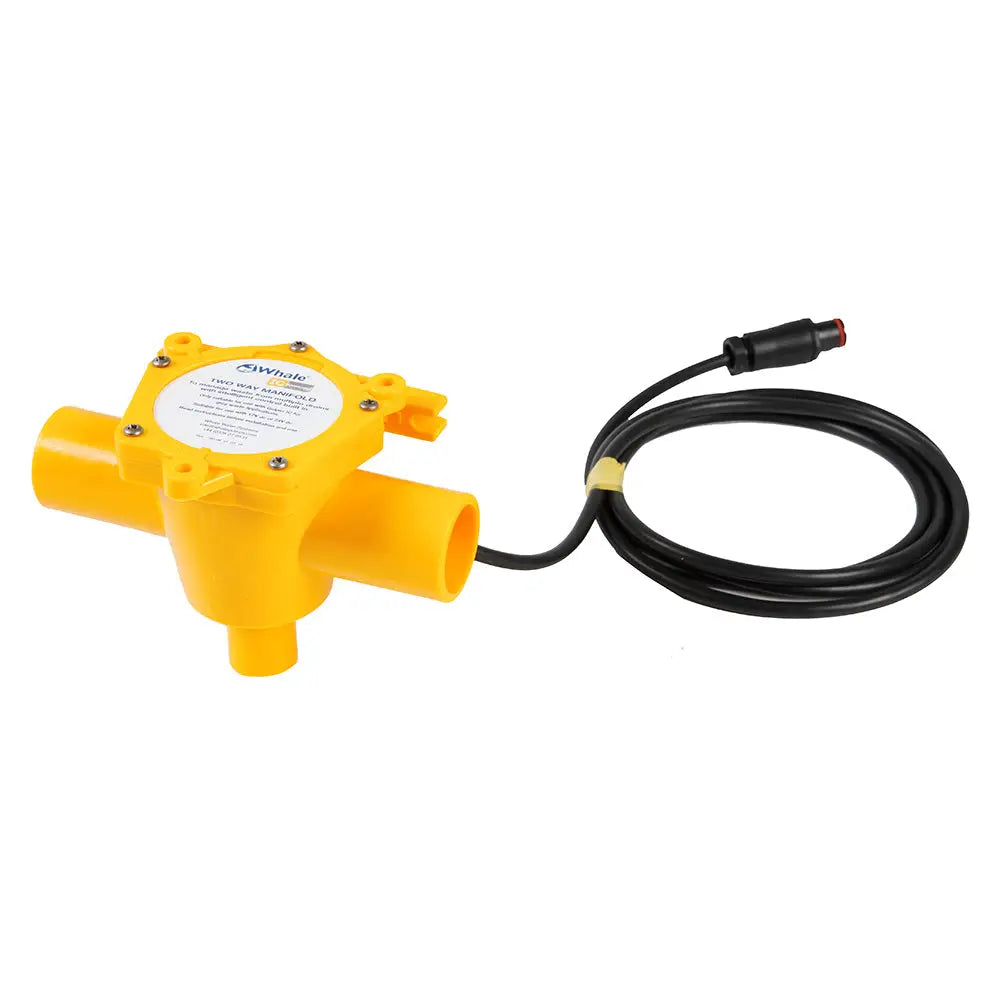 Whale 2-Way Waste Manifold 12’ Cable 1-1/2’’ Ports [WM3884B] - Accessories