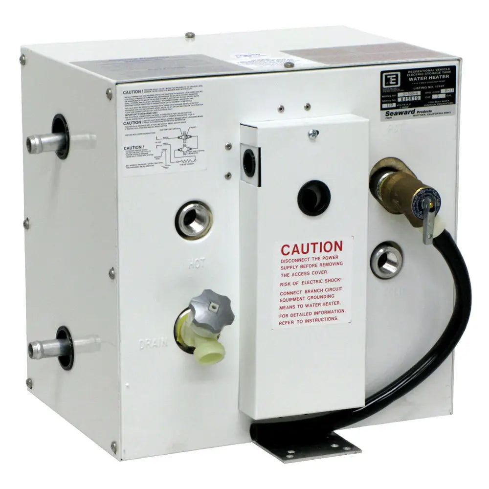 Whale 3 Gallon 120V 1500W Seaward Water Heater Side Heat Exchanger White - Hot Water Heaters