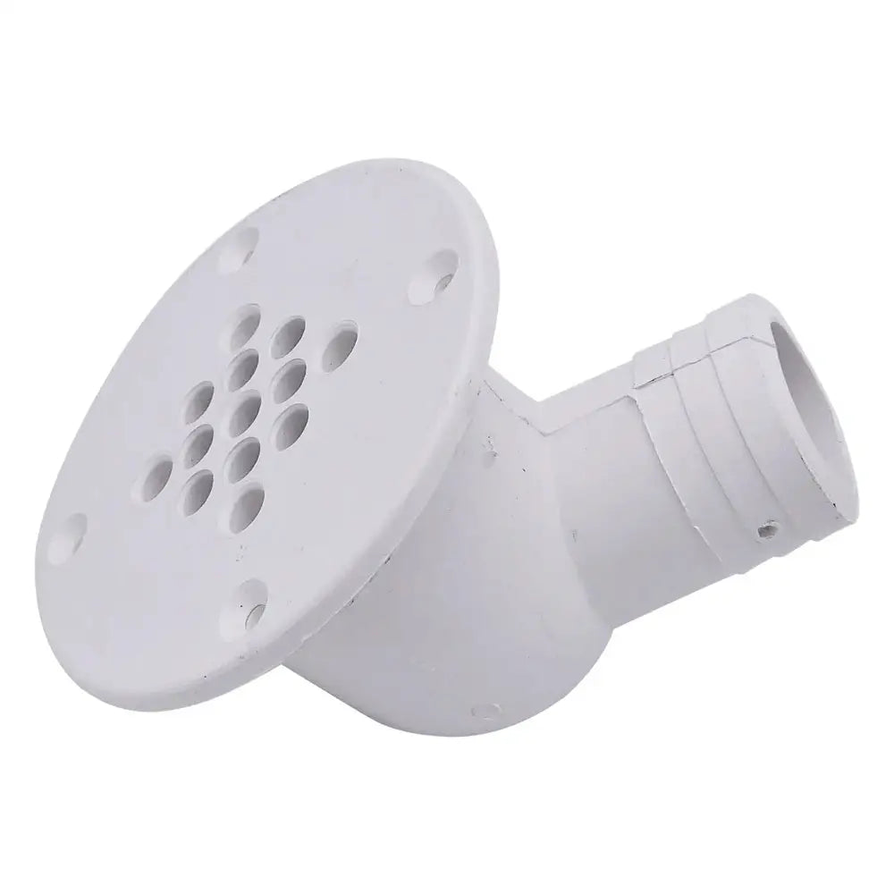 T-M Marine 90-Degree Cockpit Scupper Drain - White [CSD-92-DP] - Accessories