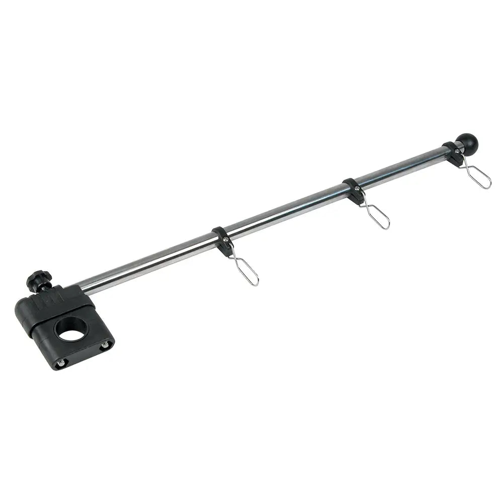 Whitecap 17’’ Rail Mount Flag Pole - 1/2’’ Diameter Stainless Steel Staff Nylon Mount [S-5010] - Accessories