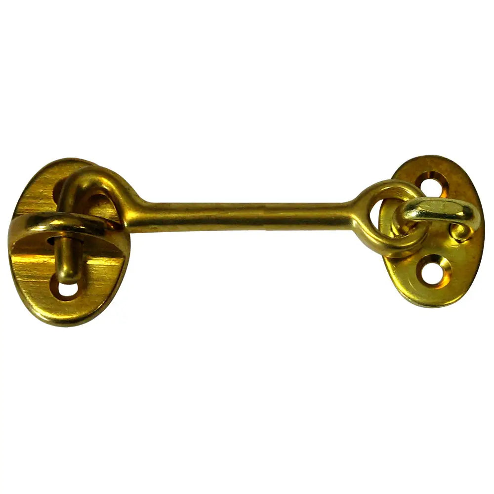 Whitecap Cabin Door Hook - Polished Brass - 3’’ [S-1402BC] - Latches