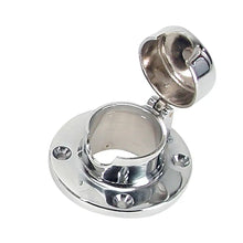 Whitecap Chain & Rope Deck Pipe Hinged 1-1/2’’ Opening [S-0112C] - Rope & Chain Pipe