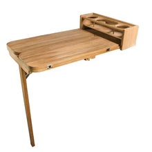 Whitecap Cockpit Table w/Folding Leaves 4 Cupholders - Teak [61392C] - Teak
