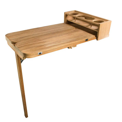 Whitecap Cockpit Table w/Folding Leaves 4 Cupholders - Teak [61392C] - Teak