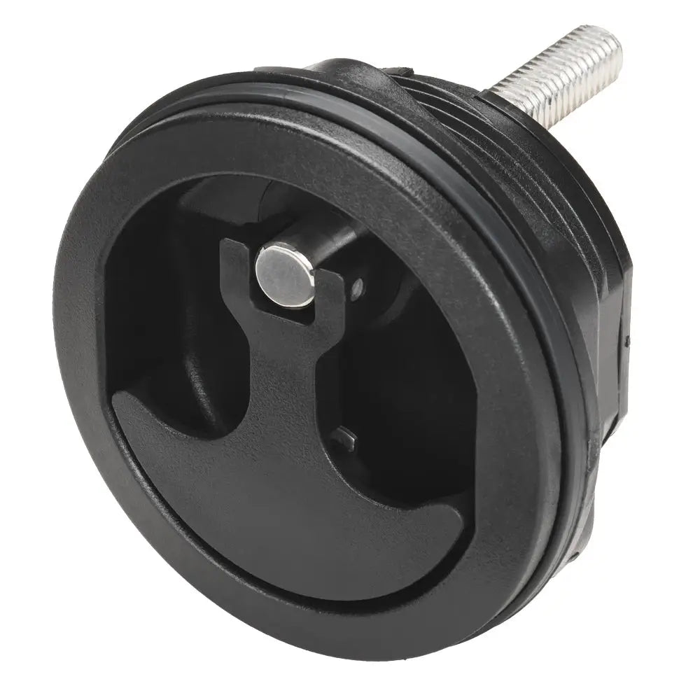 Whitecap Compression Handle - Nylon Black/Black - Non-Locking [3730BC] - Latches