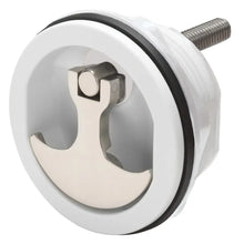 Whitecap Compression Handle - Nylon White/Stainless Steel - Non-Locking [6230WC] - Latches