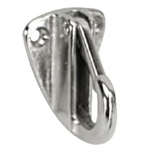 Whitecap Fender Hook - CP/Brass - 1-9/16’’ x 1-3/16’’ [S-0977C] - Hooks & Clamps