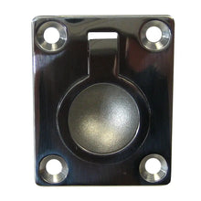 Whitecap Flush Pull Ring - 316 Stainless Steel - 1-1/2’’ x 1-7/8’’ [6022C] - Latches