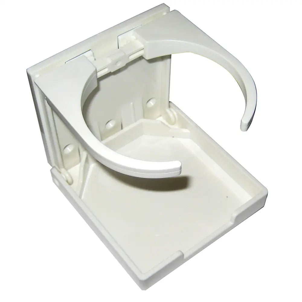 Whitecap Folding Drink Holder - White Nylon [S-5086P] - Deck / Galley