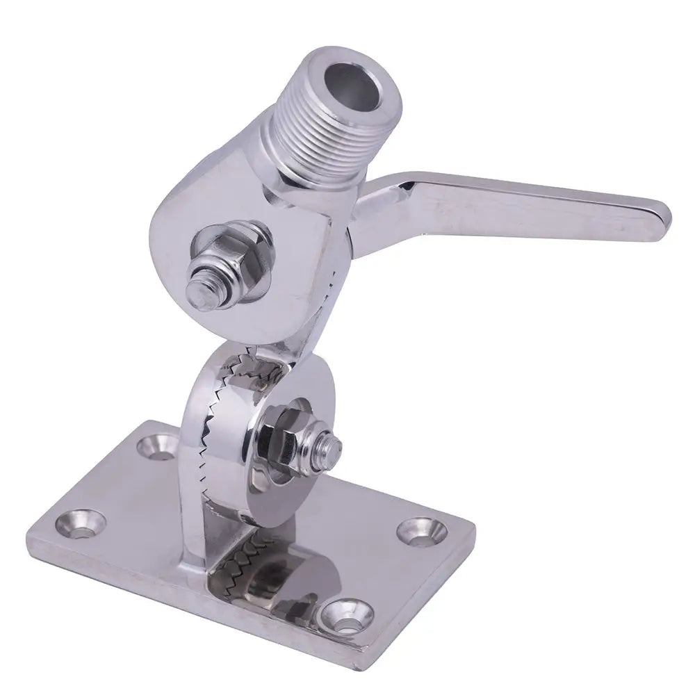 Whitecap Heavy-Duty Ratchet Antenna Mount - 316 Stainless Steel [S-1802BC] - Antenna Mounts & Accessories