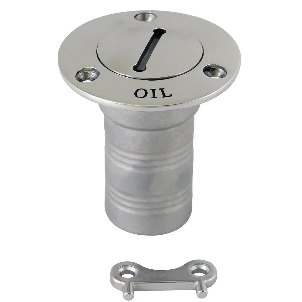 Whitecap Hose Deck Fill - 1-1/2’’ Hose - Oil [6129C] - Deck Fills