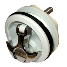 Whitecap T-Handle Latch - Chrome Plated Zamac/White Nylon - No Lock - Freshwater Use Only [S-0230WC] - Latches