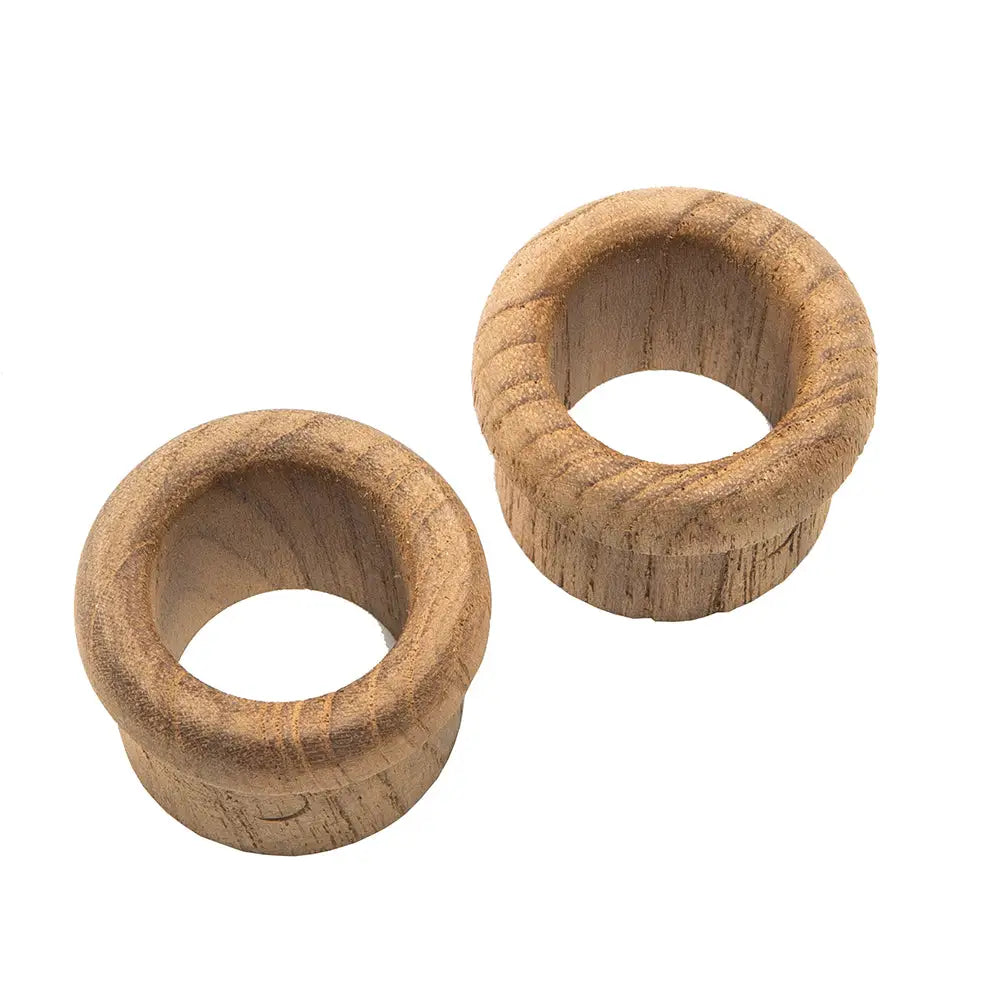 Whitecap Teak Finger Pull - 5/8’’ Barrel Length - 2 Pack [60145-A] - Teak