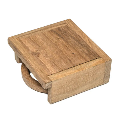 Whitecap Teak Folding Drink Holder [62601] - Teak