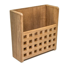 Whitecap Teak Grate Front Magazine Rack [62502] - Teak