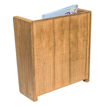 Whitecap Teak Grate Front Magazine Rack [62502] - Teak