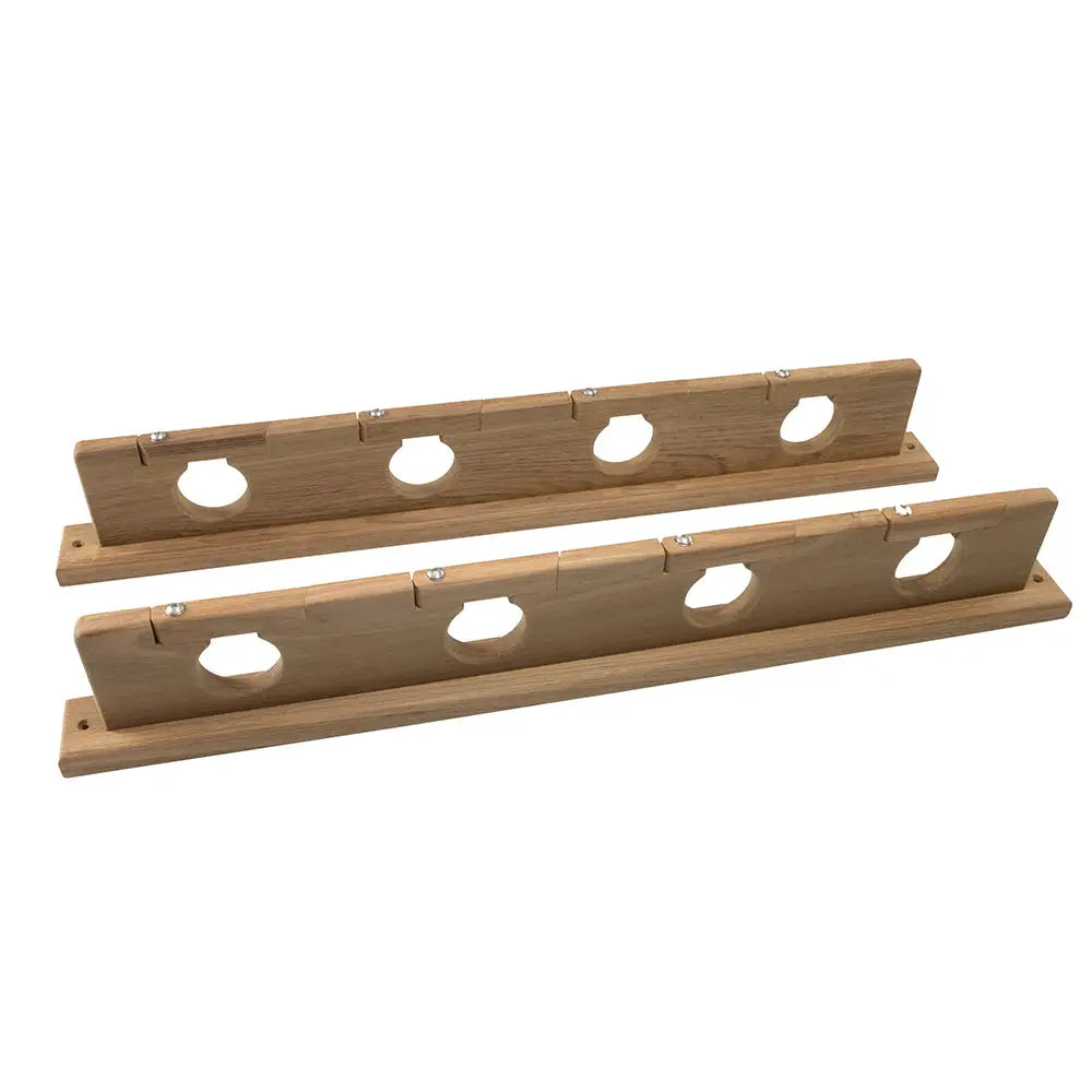 Whitecap Teak Lock-In Four-Rod Storage Rack [60620] - Teak
